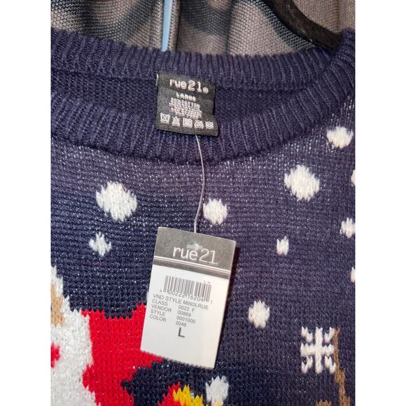 Ugly Christmas Sweater Xmas Size Large NWT - Picture 2 of 3